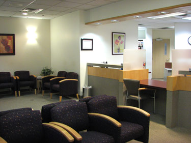 Vaginal rejuvenation center - waiting room